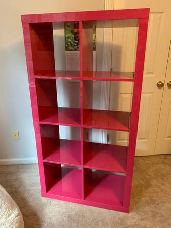 Ikea Kallax pink bookcase (CORTLANDT MANOR)