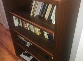 Beautiful dark wood bookshelf FREE (bedford-stuyvesant)