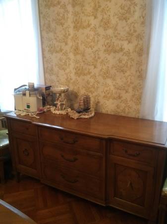 FREE DINING TABLE, CHAIRS, BUFFET, & CHINA CABINET (MIDWOOD)