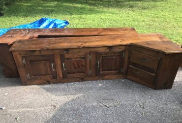 Free wood cabinets (North Salem)