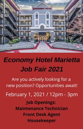 JOB FAIR – Economy Hotel Marietta (Marietta)