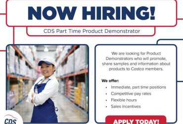 CDS Part Time Product Demonstrator (Long Island area)