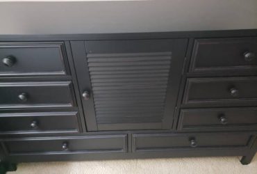 Black Wooden Dresser