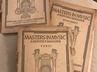 Masters in Music 1903 and 1904 (Rio Vista)