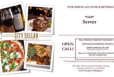 OPEN CALL AT CITY CELLAR IN WEST PALM BEACH!! (WEST PALM BEACH)