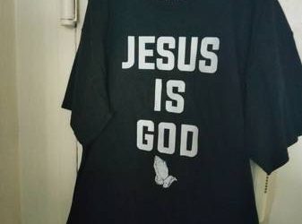 Free men's clothes xl JESUS IS GOD (BRONX)