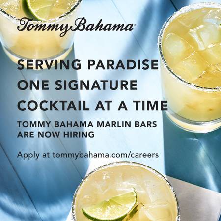 Line Cook and Culinary Lead- Tommy Bahama Marlin Bar (Fort Lauderdale)