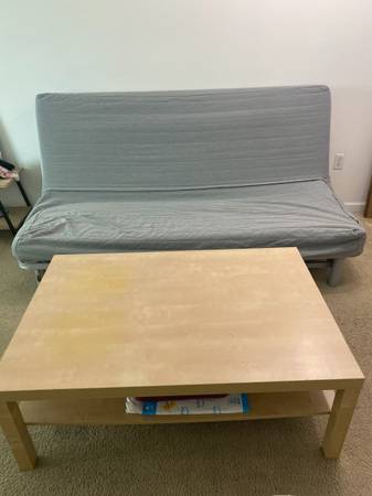 Free ikea futon and coffee table (Brickell)