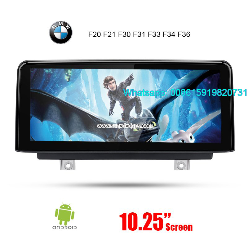 BMW F20 F21 F30 F31 F33 F34 F36 Android Autoradio Navigation