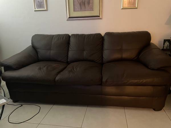 Duo Couch Set In Brown (Miami)