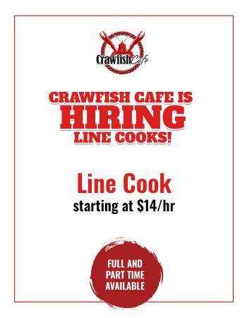Line Cook/Cocina starting at $14/hour (Houston)