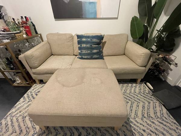 Free Couch Plus Ottoman (Williamsburg) NY