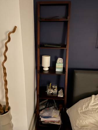 Free dresser and leaning shelves for pickup today or tomorrow (Midtown West)