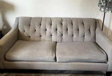 Free light gray sofa (Hunters Creek)