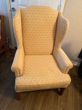 Wingback Chair (cream)