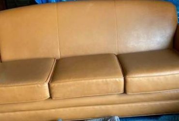 FREE USED HON FLEXSTEEL LEATHER SOFA AND CHAIRS