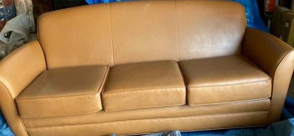 FREE USED HON FLEXSTEEL LEATHER SOFA AND CHAIRS