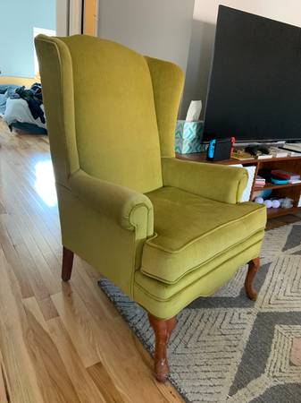 Tall Wingback Chair (Bed Stuy)