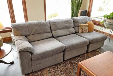 Sofa sectional, recliner, 3 pieces, easy transport 10520 NY