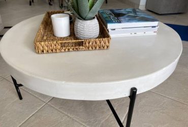 Free 36" round concrete coffee table top (Boca)