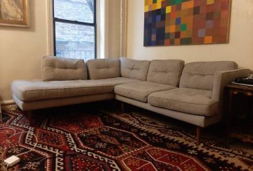 Free West Elm sectional (Clinton Hill)