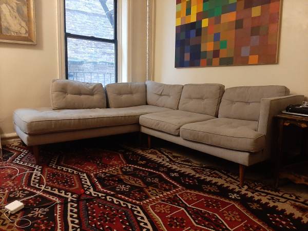 Free West Elm sectional (Clinton Hill)