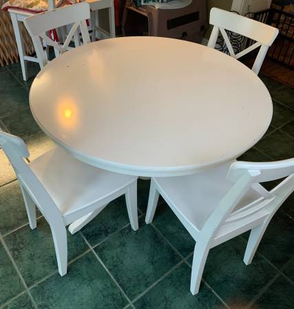 INGATORP – Extendable table, white — FREE FREE