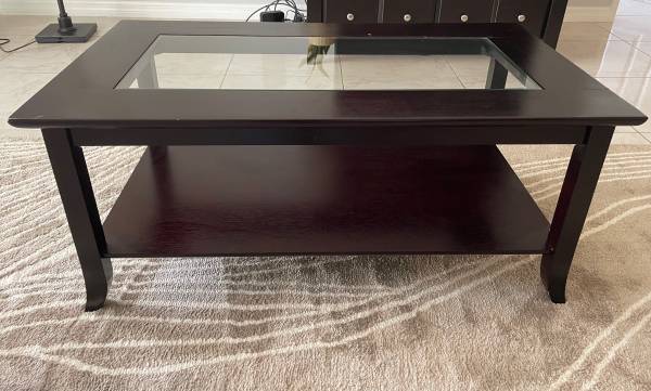 Glass Top Coffee Table (West Palm Beach)