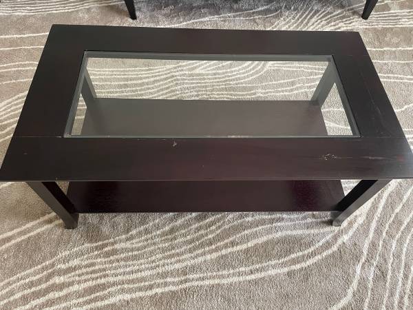 Glass Top Coffee Table (West Palm Beach)
