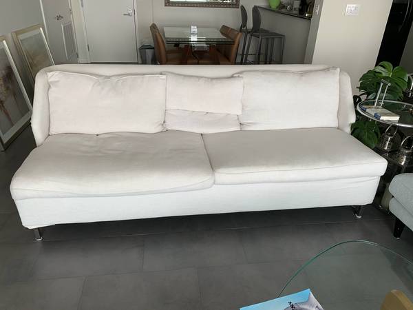 Clean Slip Cover Sofa Couch (MIAMI BEACH)