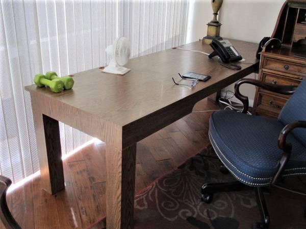 Long, Over-Sized Computer/Office Table, 7-1/2 feet (orlando)