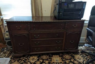 FREE Beautiful, Antique, Carved Sideboard / Storage Cabinet / Credenza (Stamford, CT)
