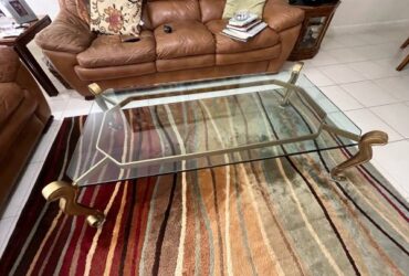 FREE Vintage Heavy Iron Cocktail or Coffee Tablet with Glass Top (Tamarac)