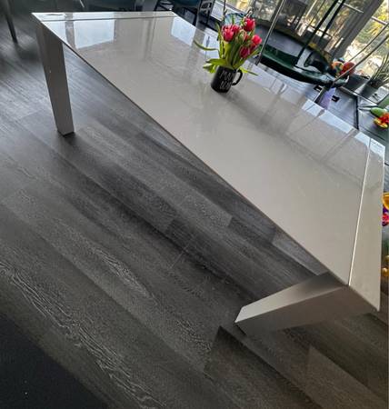 Gray Lacquer dining table (Allapattah by the Miami River)