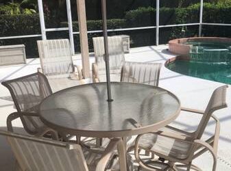 7-piece patio set (Mote Ranch/Sarasota/Bradenton)
