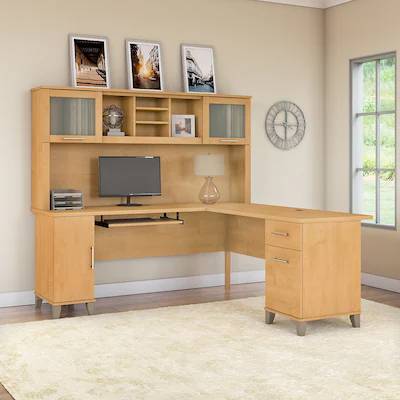 Free L-Shaped Desk with Bookshelves (West Kendall)