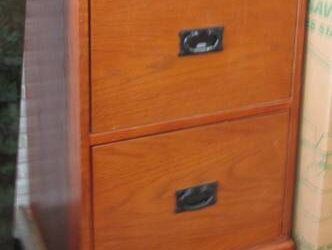FREE Wooden Two Drawer Cabinet / File Cabinet (Fort Lauderdale)
