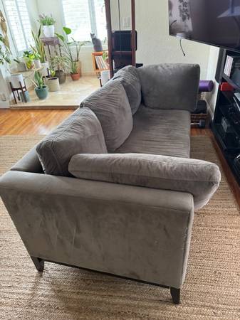 Great Couch Gray West Elm (Tarpon River)