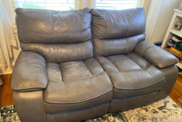 Free recliner couch and love seat leather (South Tampa)