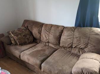 Brown sofa (Ukranian Village)