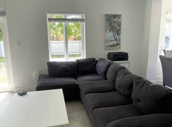 Grey sectional couch (South Miami)