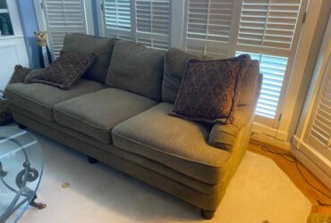 Free large couch, king size mattress and frame (Montrose) TC