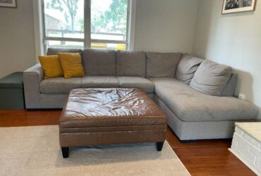 Free Sectional and Ottoman (Westgate and stassney)