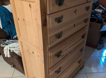 Free men chest of drawers.