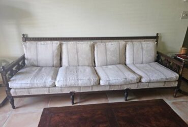 Wood frame sofa (Davie)